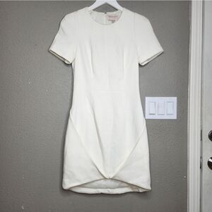 Keepsake The Label Off White Knee Length Dress